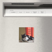 Ihre Textwörter Tuxedo Cat Foto Magnete Magnet (In Situ (Geschirrspüler))