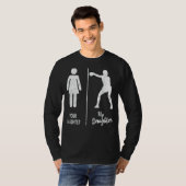 Ihre Tochter Boxerfett-Eltern-Tochter T-Shirt (Vorne ganz)