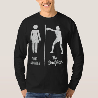 Ihre Tochter Boxerfett-Eltern-Tochter T-Shirt