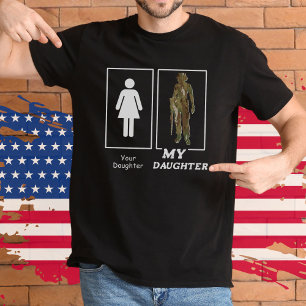 Ihre Tochter meine Tochter Funny Military Mama Vat T-Shirt