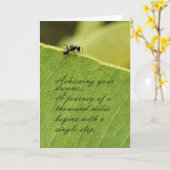 Ihre Träume verwirklichen Karte (Gelbe Blume)