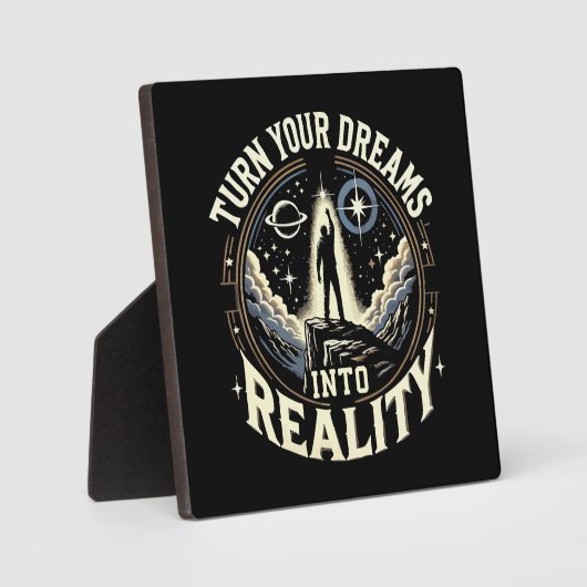 Ihre Träume Wirklichkeit werden lassen - Erfolgsmo Fotoplatte (Vorderseite)