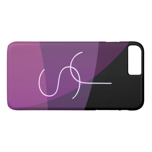 Ihre Überschneidungsinitiativen | Modern Lila und Case-Mate iPhone Hülle (Rückseite (Horizontal))