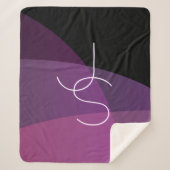 Ihre Überschneidungsinitiativen | Modern Lila und Sherpadecke (Vorderseite)