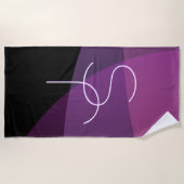 Ihre Überschneidungsinitiativen | Modern Lila und  Strandtuch (Vorderseite)