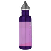 Ihre Überschneidungsinitiativen | Moderne rosa Geo Edelstahlflasche (Links)