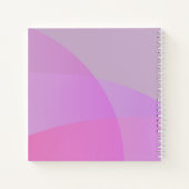 Ihre Überschneidungsinitiativen | Moderne rosa Geo Notizblock (Rückseite)