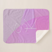 Ihre Überschneidungsinitiativen | Moderne rosa Geo Sherpadecke (Vorderseite (Horizontal))