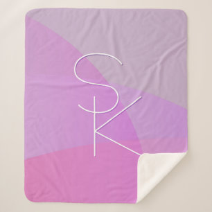 Ihre Überschneidungsinitiativen Moderne rosa Geo Sherpadecke