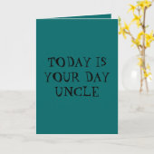 IHRE UNCLES VATER TAGKARTEN KARTE (Gelbe Blume)