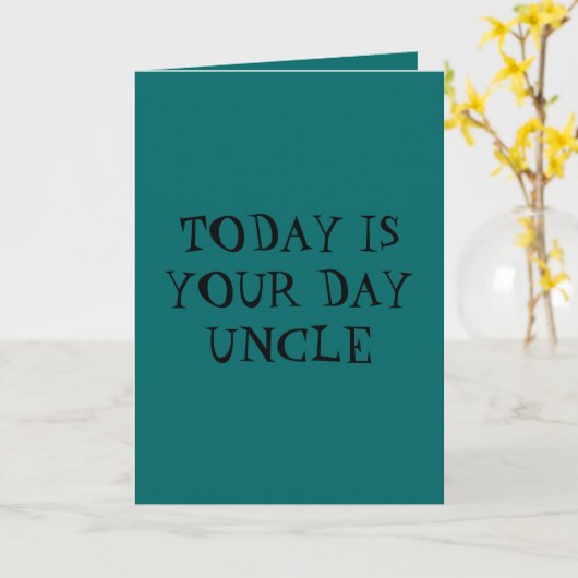 IHRE UNCLES VATER TAGKARTEN KARTE (Gelbe Blume)