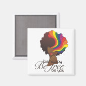 Ihre und ihre werden glücklich Magnet (Vorderseite/Rückseite)