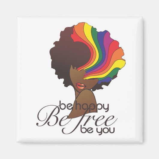 Ihre und ihre werden glücklich Magnet (Vorne)