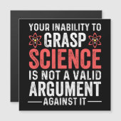 Ihre Unfähigkeit, Wissenschaft zu erfassen, ist ke Magnetkarte (Vorne/Hinten)