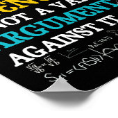 Ihre Unfähigkeit, Wissenschaft zu erfassen, ist ni Poster (Ecke)