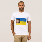 Ihre Unterstützung für die Ukraine und Freiheit ze T-Shirt (Vorne ganz)