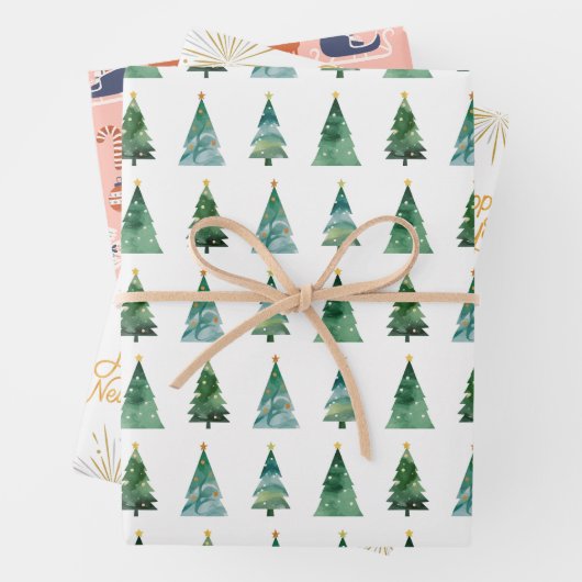 Ihre Urlaubsgeschenke mit unseren Weihnachten und Geschenkpapier Set (Beispiel)