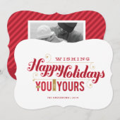 Ihre Urlaubskarte Feiertagskarte (Vorne/Hinten)