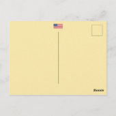 Ihre US-Verfassung Text/Farbe Wir Menschen Postkarte (Rückseite)