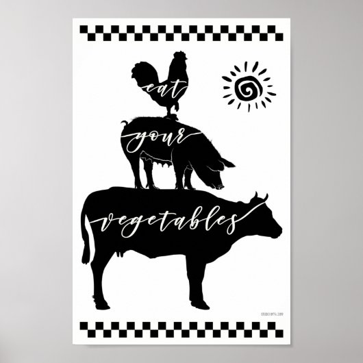 IHRE VEGETABLES ESSEN! POSTER (Vorne)