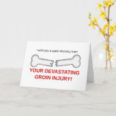 Ihre verheerende Grobverletzung Karte (Gelbe Blume)