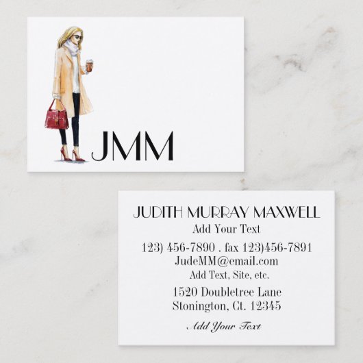 Ihre Visitenkarte (Vorne/Hinten)