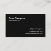 Ihre Visitenkarte für Ihre benutzerdefinierte Sign (Rückseite)