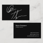 Ihre Visitenkarte für Ihre benutzerdefinierte Sign (Vorne/Hinten)