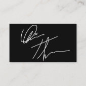 Ihre Visitenkarte für Ihre benutzerdefinierte Sign (Vorderseite)