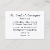 Ihre Visitenkarte - SRF (Rückseite)