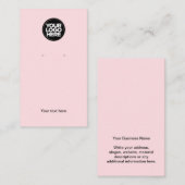 Ihre Visitenkarten-Lichtbild-Rosa-Ohrensichtkarte Visitenkarte (Vorne/Hinten)