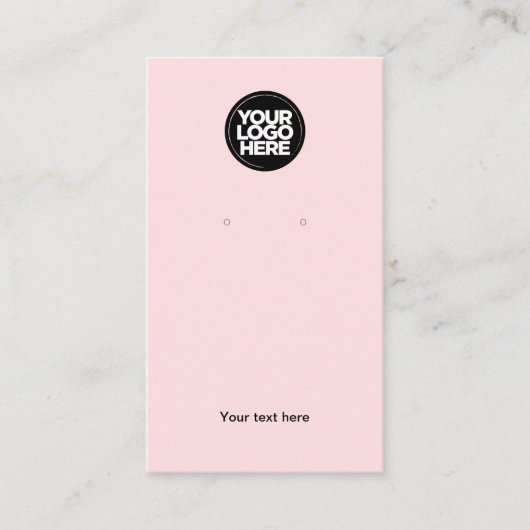 Ihre Visitenkarten-Lichtbild-Rosa-Ohrensichtkarte Visitenkarte (Vorderseite)