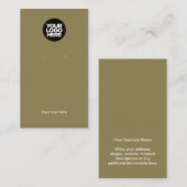 Ihre Visitenkarten-Olive-OOOOOOOOOERD-Grafikkarte Visitenkarte (Vorne/Hinten)