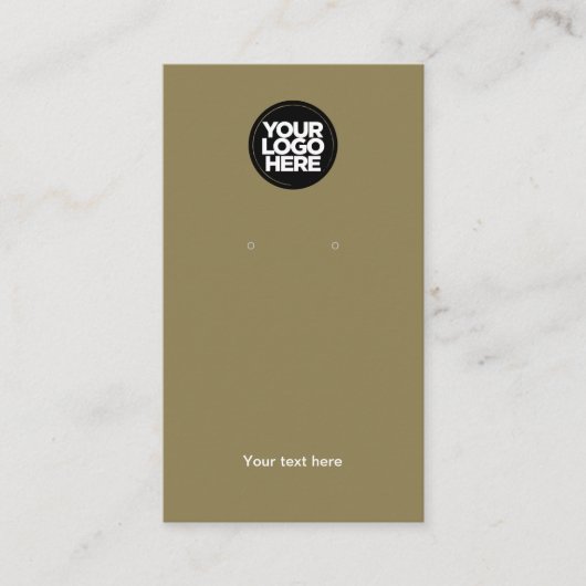 Ihre Visitenkarten-Olive-OOOOOOOOOERD-Grafikkarte Visitenkarte (Vorderseite)