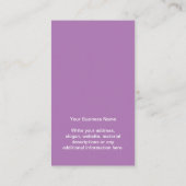 Ihre Visitenkarten-Werbekarte für Ihr Unternehmen Visitenkarte (Rückseite)