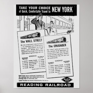 Ihre Wahl der Züge zu New- Yorkplakat Poster