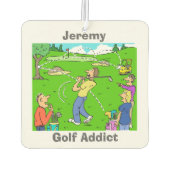 Ihre Wahl. Golf Addict Autolufterfrischer (Rückseite)