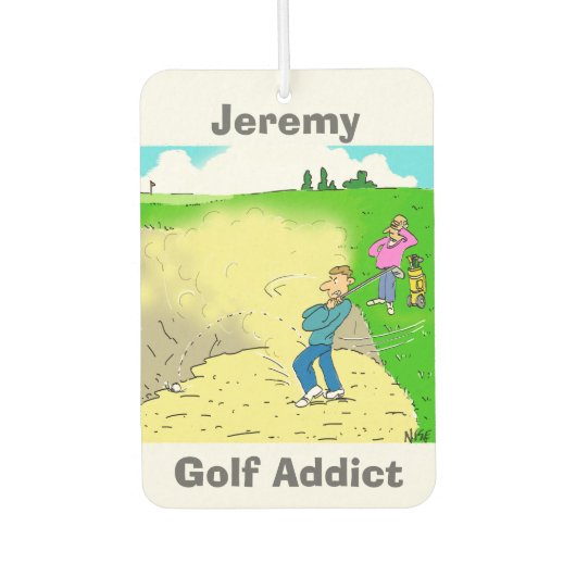 Ihre Wahl. Golf Addict Autolufterfrischer (Vorderseite)