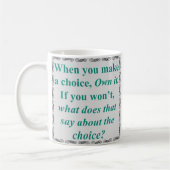 Ihre Wahl Kaffeetasse (Links)