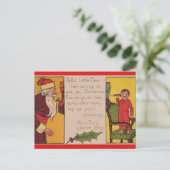 Ihre wahre Frau, der Weihnachtsmann Postkarte (Stehend Vorderseite)