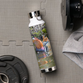 Ihre Wärmflasche mit Foto einer Mandarinenente Trinkflasche