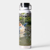 Ihre Wärmflasche mit Foto einer Mandarinenente Trinkflasche (Rückseite)