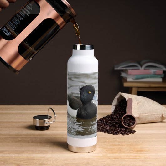 Ihre Wärmflasche und das Bild einer männlichen get Trinkflasche (Kaffee)