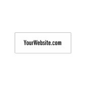 Ihre Website URL Geschäftsvorlagenvorlage Permastempel (Design)