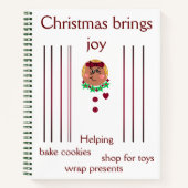 "Ihre Weihnachts-Sketch-Keepsakes" SpiralNotebook Notizblock (Vorderseite)