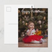 Ihre Weihnachtspostkarte | Ihr Foto Postkarte (Vorne/Hinten)