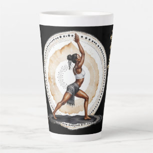 Ihre Weisheit, die ich der Latte-Tasse ehre Milchtasse
