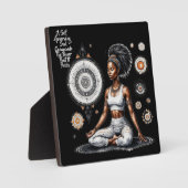 Ihre Weisheit selbst regiert Tabletop Plaque mit E Fotoplatte (Vorderseite)