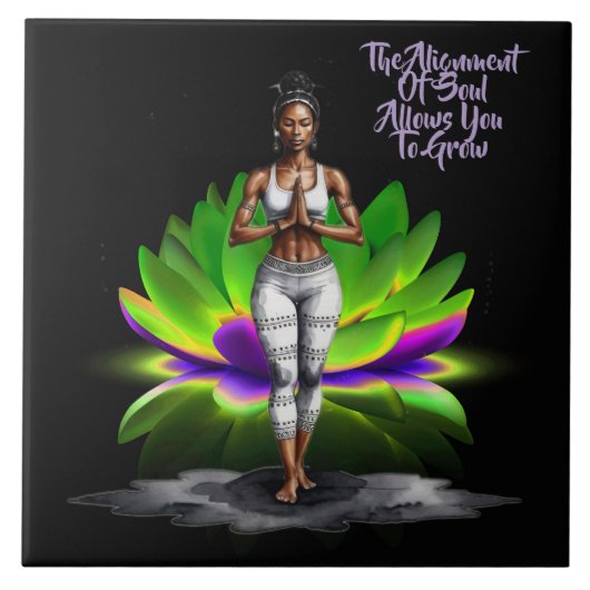 Ihre Weisheit Soul Alignment Keramik Tile Fliese (Vorderseite)