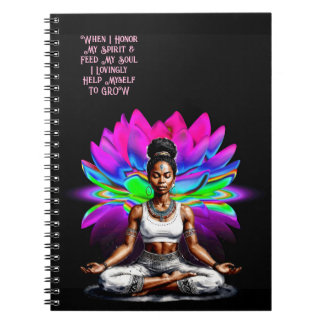 Ihre Weisheit wachsen Spiral Foto Notebook Notizblock